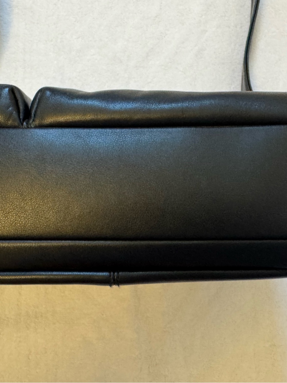 NEW Genuine Leather Crossbody Shoulder Bag - New w/Out tags - Black - Picture 4 of 11